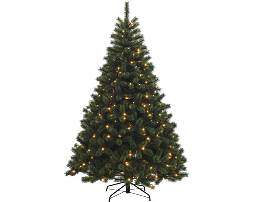 künstlicher Weihnachtsbaum Tannenbaum Lafiora Chamonix beleuchtet H 240 cm grün inkl. 400 LEDs