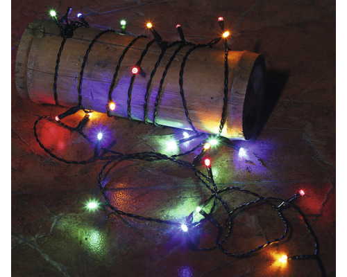 Lichterkette Lafiora 23,85 m + 10 m Zuleitung 160 LEDs Lichtfarbe bunt inkl. Fernbedienung, Timerfunktion, Dimmer und Speicherfunktion