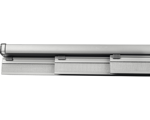 Flächenvorhangschiene Komfort Komplettset aluminium 3-läufig 170 cm