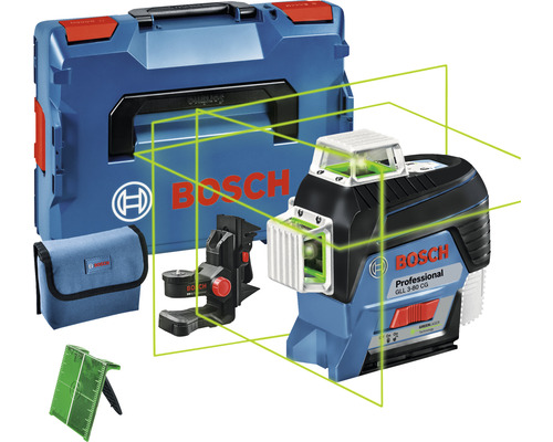 Linienlaser Bosch Professional Connectivity GLL3-80 CG inkl. BM1 & L-BOXX