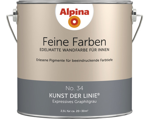 Alpina Feine Farben konservierungsmittelfrei Kunst der Linie 2,5 L