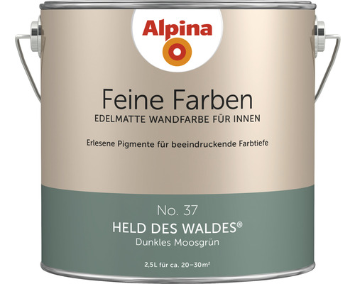 Alpina Feine Farben konservierungsmittelfrei Held des Waldes 2,5 L