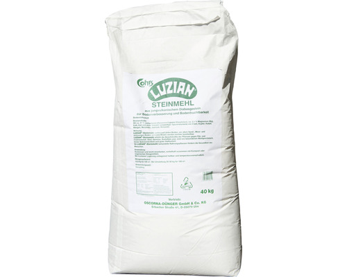 Luzian-Steinmehl Oscorna 40 kg Bodenhilfsstoff zur Bodenverbesserung und Bodenfruchtbarkeit