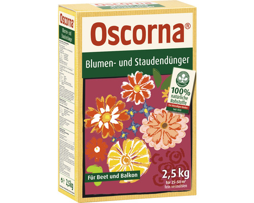 Blumendünger Staudendünger Oscorna organischer Dünger 2,5 kg