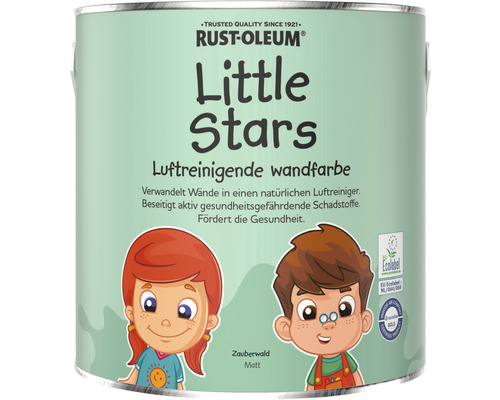 Wandfarbe Little Stars Zauberwald grün 2,5 L
