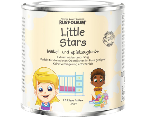 Little Stars Möbelfarbe und Spielzeugfarbe Goldene Locken gelb 250 ml