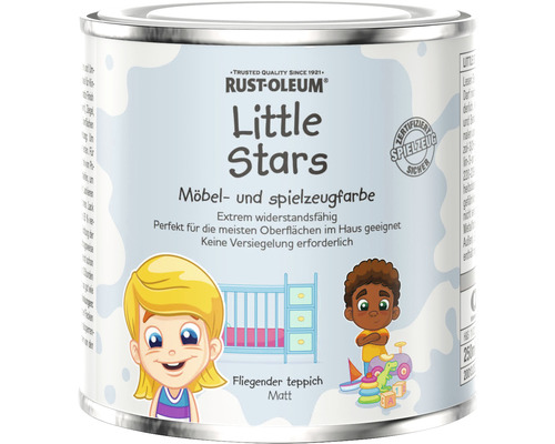 Little Stars Möbelfarbe und Spielzeugfarbe Fliegender Teppich grau 250 ml