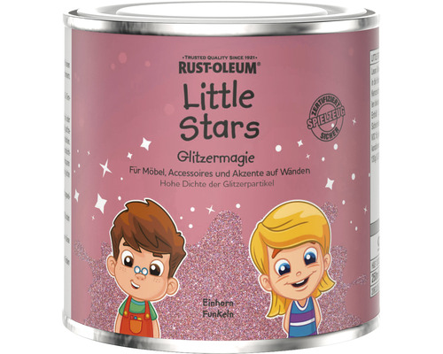 Little Stars Möbelfarbe und Spielzeugfarbe Glitzermagie Einhorn Funkeln pink 250 ml