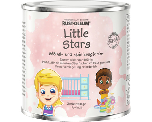 Little Stars Möbelfarbe und Spielzeugfarbe Perlmut Zuckerstange pink 250 ml
