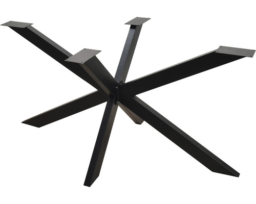 Tischgestell Matrix-Form schwarz 1500x820x72 mm-0