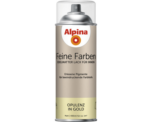 Alpina Feine Farben Sprühlack Opulenz in Gold gold 400 ml
