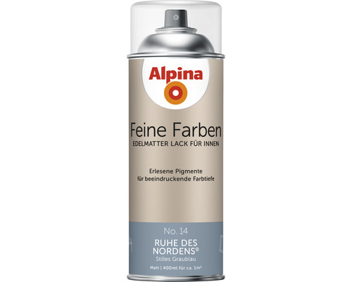 Alpina Feine Farben Sprühlack Ruhe des Nordens stilles graublau 400 ml
