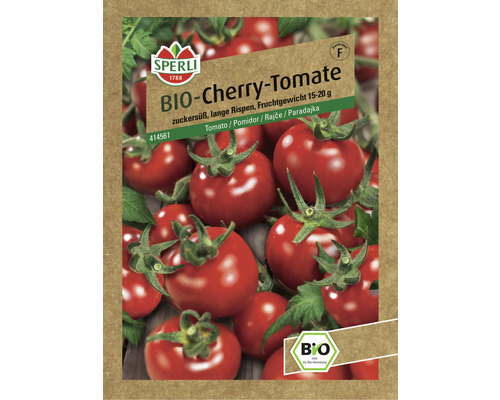 Tomate 'Cherrytomate' Sperli Bio Gemüsesamen