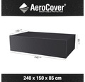 Schutzhülle AeroCover grau 240x150x85 cm