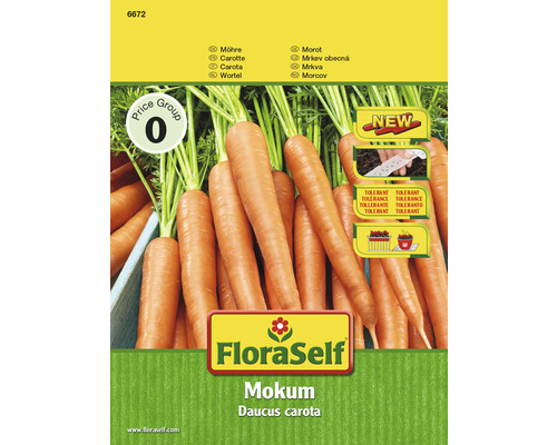Karotte 'Mokum' FloraSelf F1 Hybride Gemüsesamen Saatband