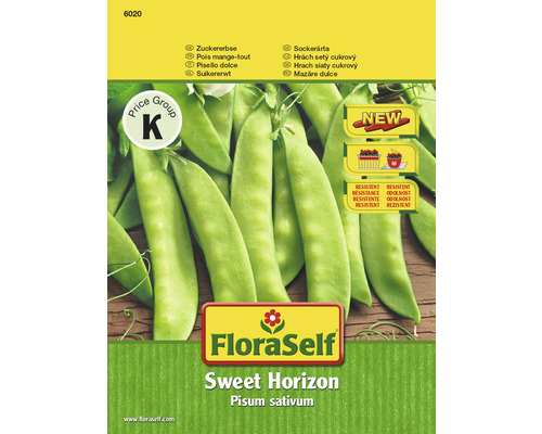 Zuckererbse 'Sweet Horizon' FloraSelf samenfestes Saatgut Gemüsesamen