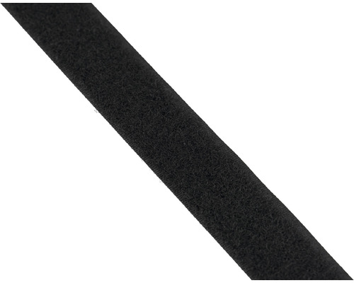 Klettband Schlaufenseite Mamutec schwarz, selbstklebend
