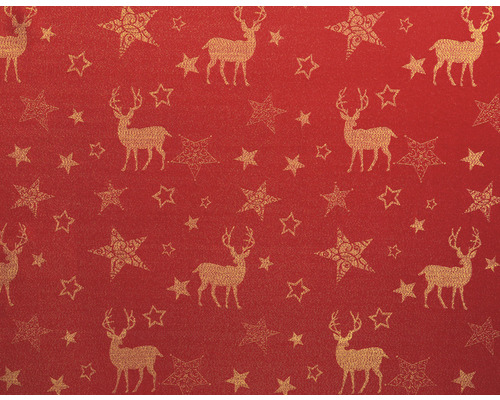 Tischläufer Weihnachten Nordpol rot gold cm 150 40 | x HORNBACH