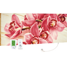 Infrarot Bildheizung Marmony Pink Orchidee 83014 100x40 cm 800 Watt-thumb-0