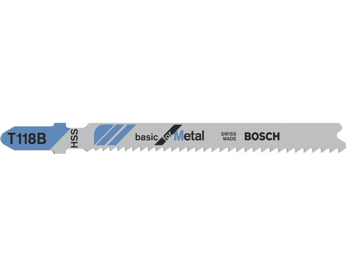 Stichsägeblatt Bosch T 118 B 3er Pack