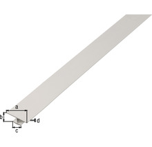 H-Profil Kunststoff weiß, 25x4x12x1 mm, 2,6 m-thumb-1