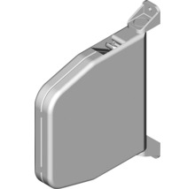 ARON Vorbaurollladen PVC grau 1200 x 815 mm Kasten Aluminium RAL 9016 verkehrsweiß Gurtzug Links-thumb-2