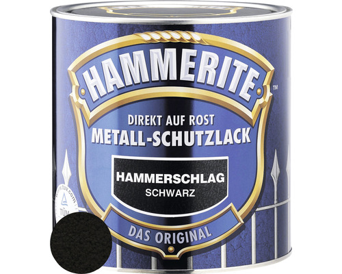 HAMMERITE Hammerschlaglack Effektlack Schwarz 250 ml
