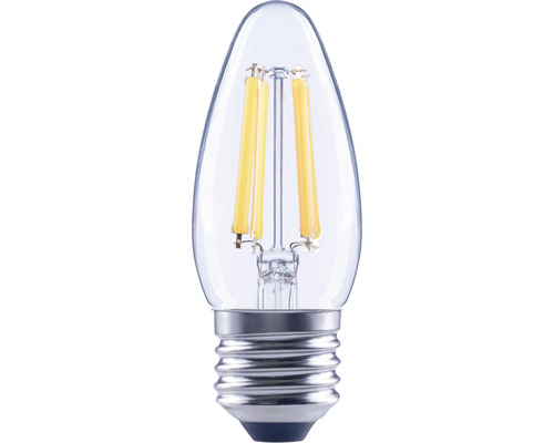 FLAIR LED Kerzenlampe dimmbar C35 E27/5,5W(60W) 806 lm 2700 K warmweiß klar