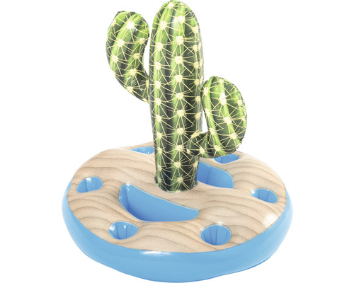 Aufblasbare Insel mit Kaktus