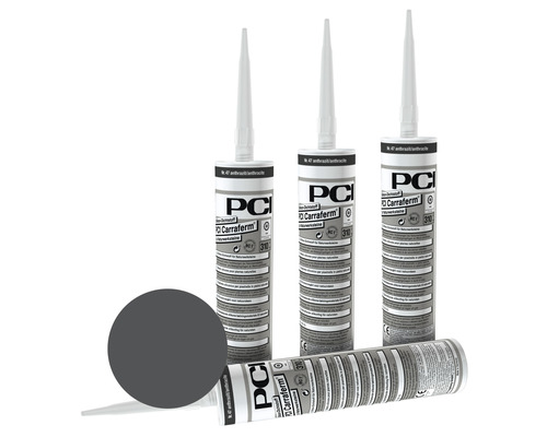 PCI Carraferm® Silikon Dichtstoff für Naturwerksteine anthrazit 310 ml