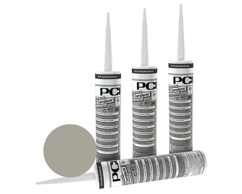 PCI Carraferm® Silikon Dichtstoff für Naturwerksteine sandgrau 310 ml
