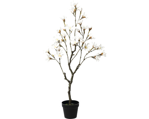 Kunstbaum Magnolienbaum H 135 cm weiß