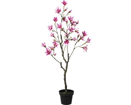 Kunstbaum Magnolienbaum H 135 cm pink