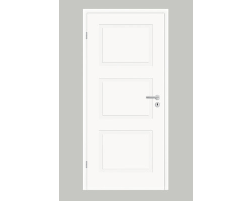 Zimmertür Pertura Mila 02 Weißlack (ähnlich RAL 9010) 86,0x198,5 cm Links