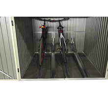 Fahrradgarage, Aufbewahrungsbox WESTMANN inkl. Fahrradständer 203 x 200 cm anthrazit-thumb-20
