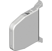 ARON Vorbaurollladen PVC grau 950 x 1715 mm Kasten Aluminium RAL 8003 lehmbraun Gurtzug Links-thumb-2