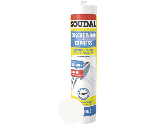 Soudal Dusche & Bad Express Silikon weiss 300 ml