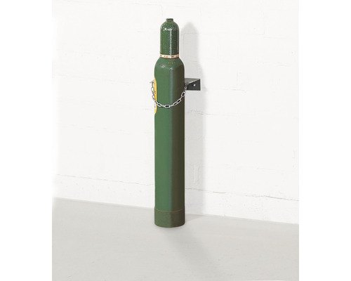 Gasflaschen-Wandhalter WH 140-S für 1 Gasflasche bis max Ø 140 mm Stahl verzinkt