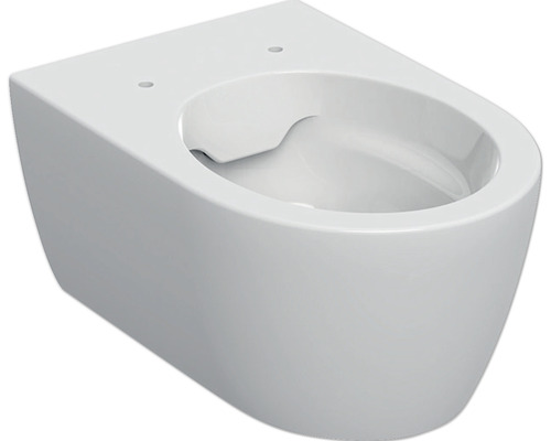 Wand-WC GEBERIT iCon Tiefspüler ohne Spülrand weiß ohne WC-Sitz 501661001