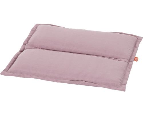 Sitzkissen Siena Garden Centauri 47 x 47 cm Baumwolle Polyester rosa flexible Haltebänder und Bindebänder