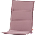 Sesselauflage Siena Garden Centauri 48 x 110 cm Baumwolle Polyester rosa flexible Haltebänder und Bindebänder