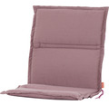 Sesselauflage Siena Garden Centauri 46 x 96 cm Baumwolle Polyester rosa flexible Haltebänder und Bindebänder