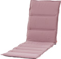 Liegeauflage Siena Garden Centauri 58 x 200 cm Baumwolle Polyester rosa flexible Haltebänder und Bindebänder