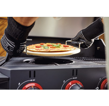 Tenneker® Pizzastein Brotbackstein 30 cm Grillrostsystem Platform Universal-thumb-3