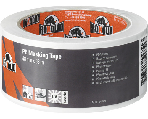 ROXOLID PE-Tape Putzband weiß 48 mm x 33 m