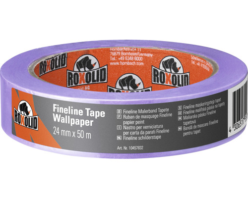 ROXOLID Fineline Tape Wallpaper Tapetenband lila 24 mm x 50 m