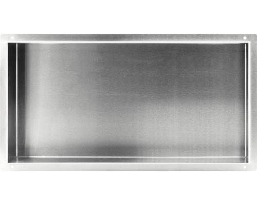 Ablage Verosan PRO Wandnische randlos edelstahl gebürstet 60 x 30 x 10 cm ANIF1603010E
