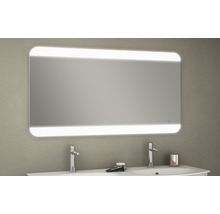 LED Badspiegel mit Touch Ein Aus Funktion 136x70 cm IP 44 (fremdkörper- und spritzwassergeschützt)-thumb-2
