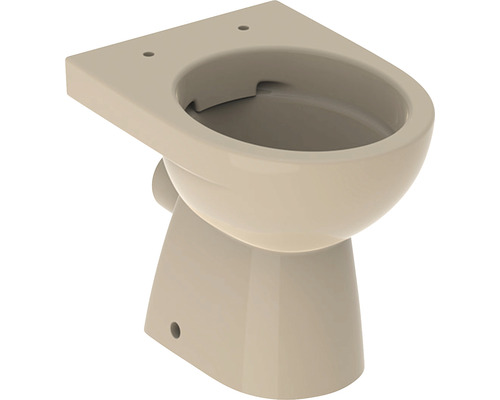 Stand-WC GEBERIT Renova Tiefspüler ohne Spülrand beige ohne WC-Sitz 500798001