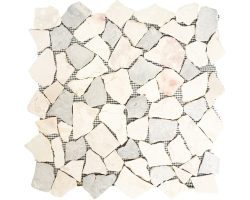Bruchmosaik CIOT 30/4013 30,5x32,2 cm beige/grau